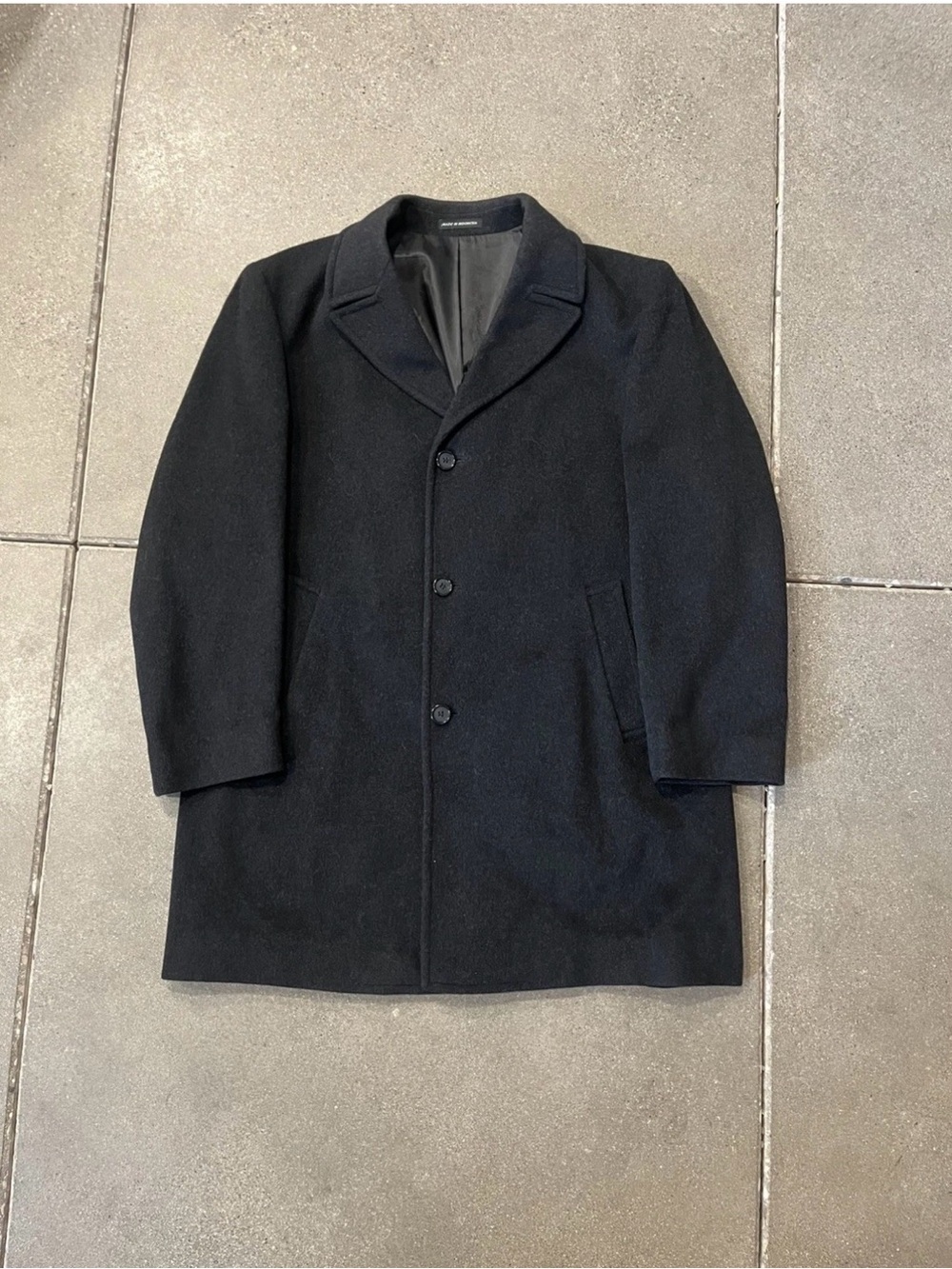Ralph Lauren Wool Cashmere Single Breasted Overcoat